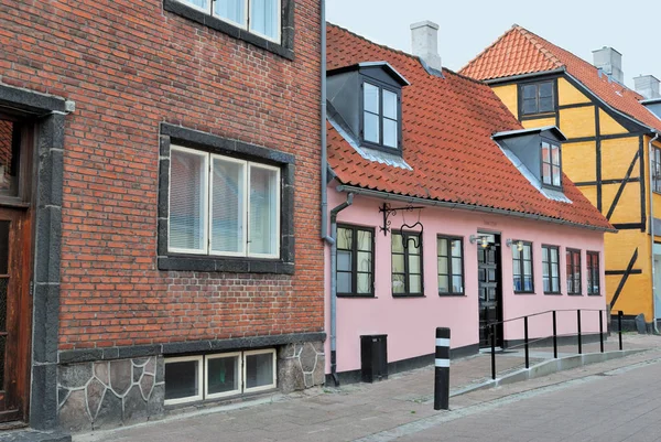 Old houses in Helsingor, Denmark — Stock Photo, Image