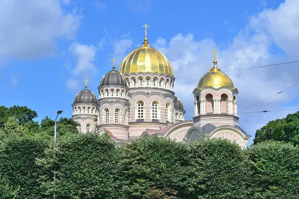 Orthodoxe kathedraal van Riga — Stockfoto