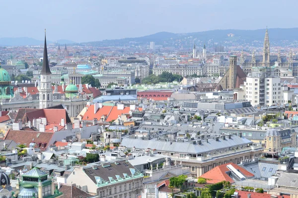 Viyana 'nın üst görünümü — Stok fotoğraf