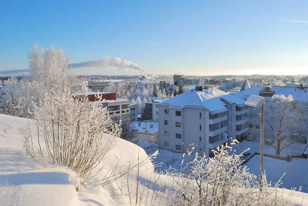 Finnland. Mikkeli im Winter — Stockfoto