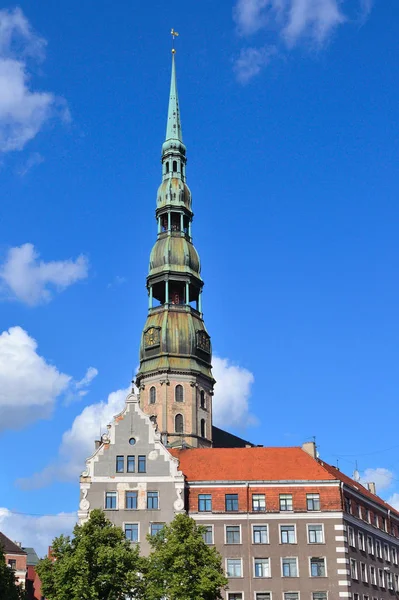 Krásnou architekturu Riga — Stock fotografie