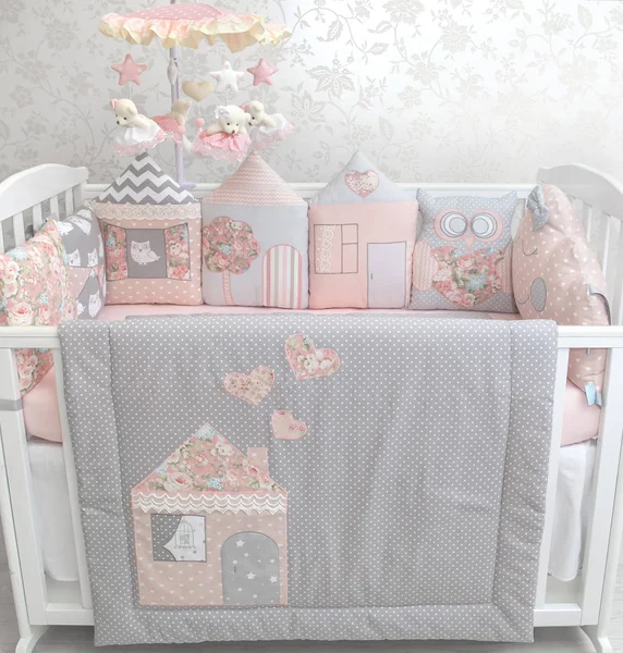 Cute Babygirl Bedding Set — Stock Photo, Image