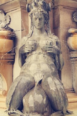 Neptün Çeşmesi. Bologna. İtalya