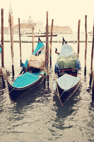 Gondels. Venetië. Italië — Stockfoto