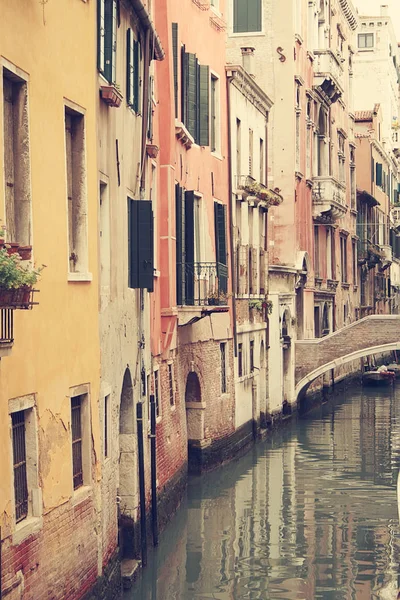 De grachten van Venetië. Italië — Stockfoto