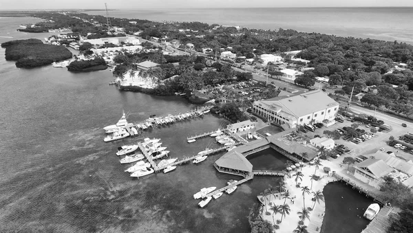 Islamorada littoral, vue aérienne de la Floride — Photo