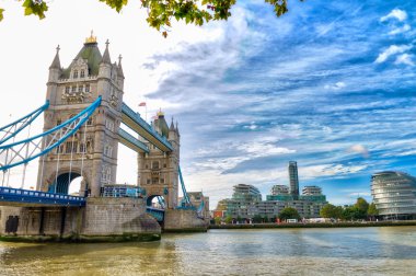 Londra, İngiltere. Tower Bridge muhteşem görünüm