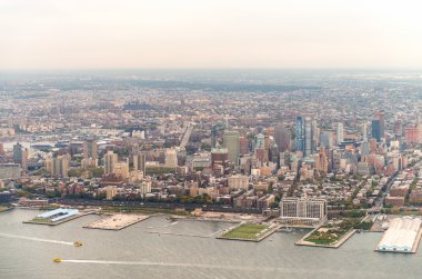 New York gökten. Manhattan Batı Yakası