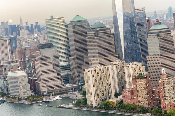 Nueva York desde el cielo. Manhattan West Side — Foto de Stock