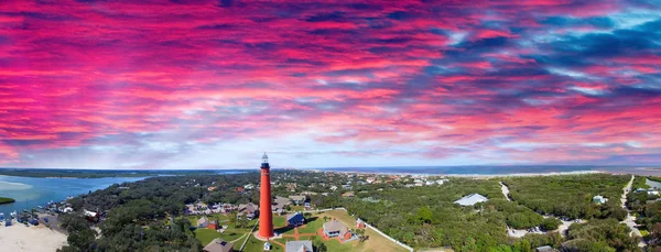 Florida Lighthouse, Ponce de Leon aerial view — Stock Photo, Image