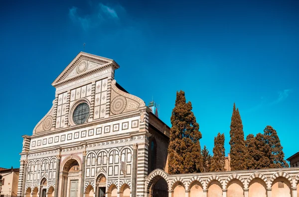 Plein van Santa Maria Novella, Florence - Toscane - Italië — Stockfoto