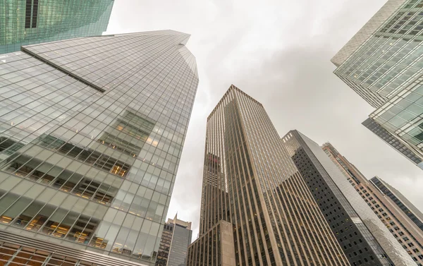 Mooie luchtfoto van gebouwen in New York stad — Stockfoto