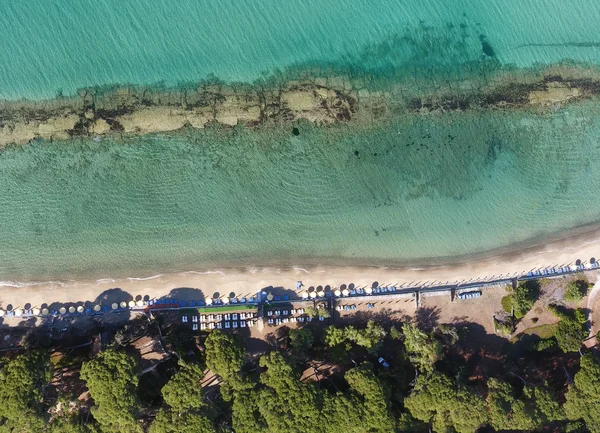 Над головою панорамою Торре Mozza, тосканських пляж, Італія — стокове фото