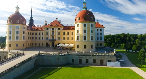 Castello di Moritzburg dall'alto, Sassonia - Germania — Foto Stock