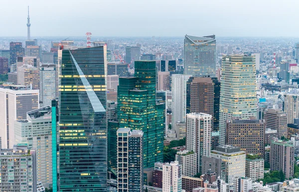 Tokio hermoso horizonte aéreo —  Fotos de Stock