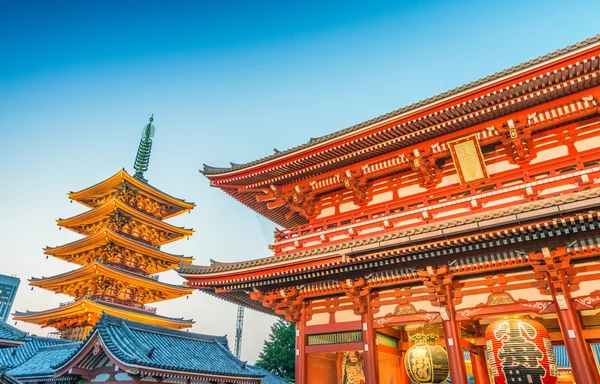 Senso-ji ναό στο Τόκιο, Ιαπωνία — Φωτογραφία Αρχείου