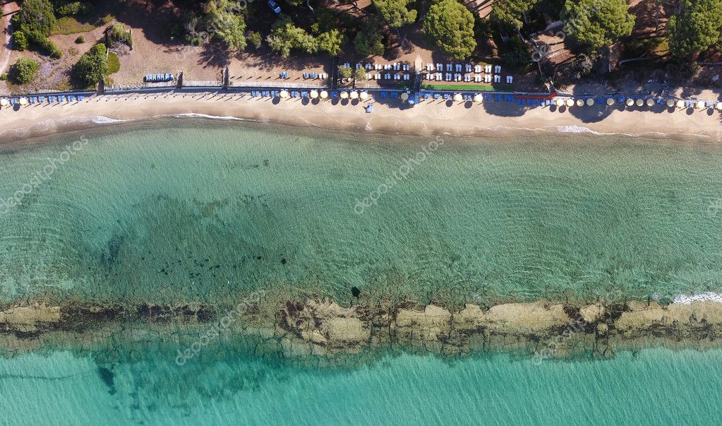 Vista Panoramica Sopra La Testa Di Torre Mozza Spiaggia Di