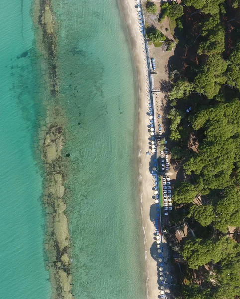 Blick auf torre mozza, toskanischer Strand, Italien — Stockfoto