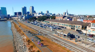 New Orleans, Louisiana. İnanılmaz hava manzarası