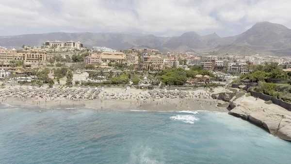 Luchtfoto van het tropische strand — Stockfoto