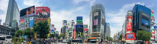 东京 — — 2016 年 5 月 23 日︰ 涩谷建筑和天际线。涩谷是 — 图库照片