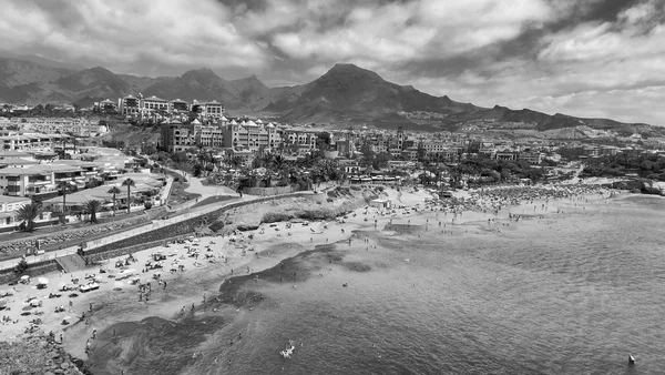 Beautiful aerial view of Tenerife Beach in summer - Canary Islan — Stock Photo, Image