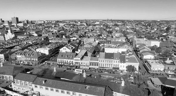 Новоорлеанский городской пейзаж и здания, вид с воздуха — стоковое фото