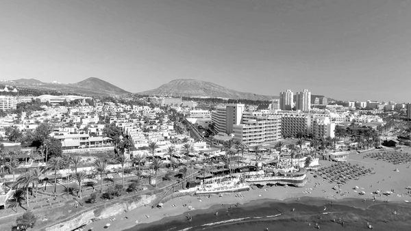 Aerial panoramic view of Playa de las America, Tenerife — Stock Photo, Image