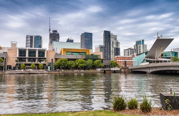 Manzarası ve Binalar, Melbourne, Avustralya — Stok fotoğraf