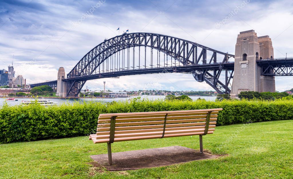 Magnificence of Sydney Harbour Bridge, Australia