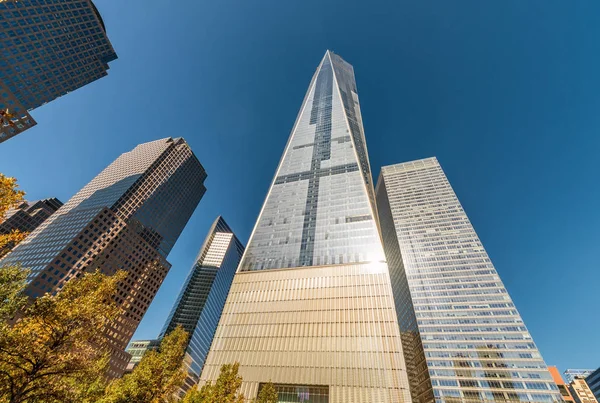 Skyline moderno de la ciudad de Nueva York Manhattan — Foto de Stock