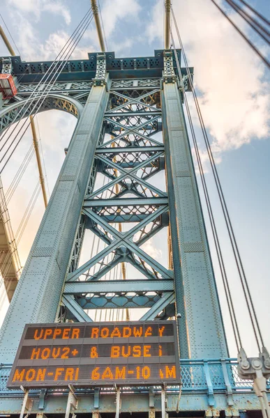 Manhattan Bridge Tower, New York City — Zdjęcie stockowe