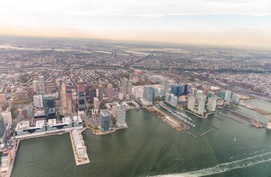 Manhattan East Side - New York City - helikopterden bizi görüldü