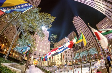 New York City, Ny - 5 Kasım: Rockefeller Merkezi'nde beşinci Aven