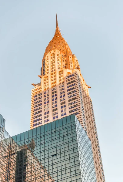 New York City - September 2015: De Chrysler building was het wo — Stockfoto