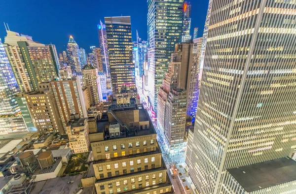 Vista aérea de Midtown Manhattan - Nueva York, Estados Unidos — Foto de Stock