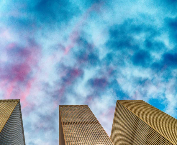 Edificios de Manhattan - Rascacielos de Nueva York —  Fotos de Stock