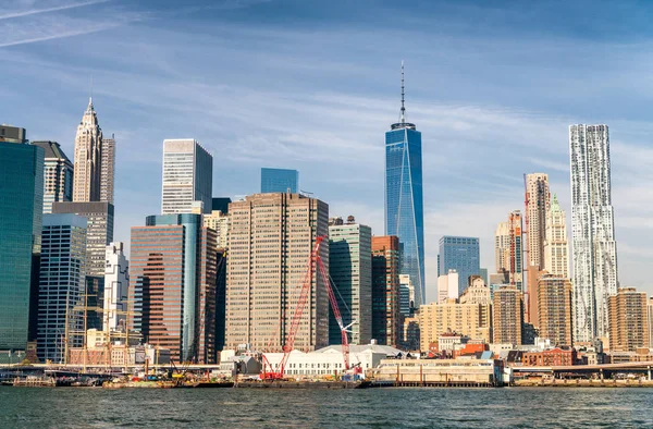 Légi New York City skyline — Stock Fotó