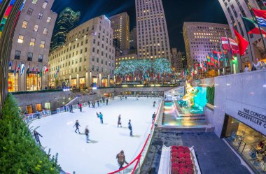 New York - 5 Kasım: 5 Kasım 2015 yılında Rockefeller Merkezi'nde