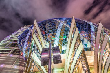 Makao, Çin - Nisan 2014: Şehir manzarası n casinolar ışıklı