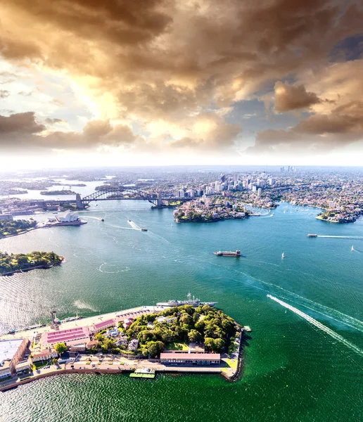 Sydney dall'alto. Area portuale — Foto Stock