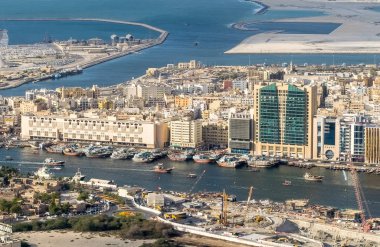 Dubai Creek havadan görünümü