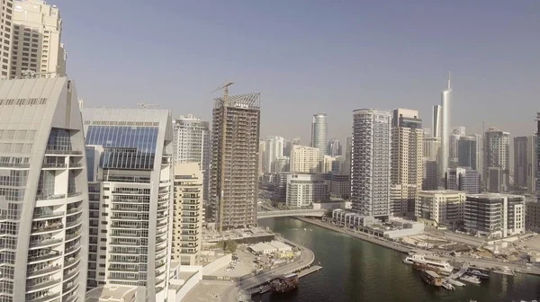 Dubai Marina edifícios — Fotografia de Stock