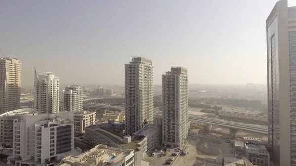 Dubai Marina vista aerea panoramica — Foto Stock