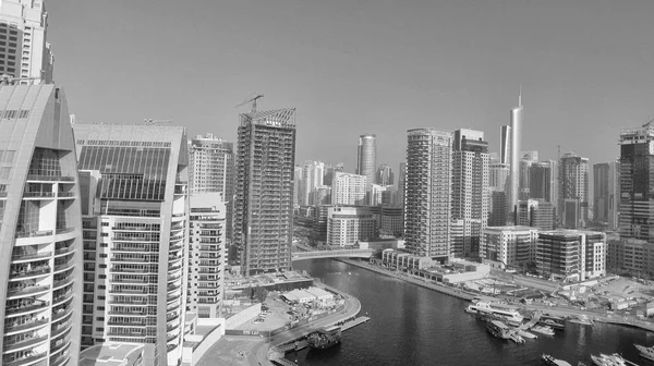 Dubai Marina edifícios — Fotografia de Stock