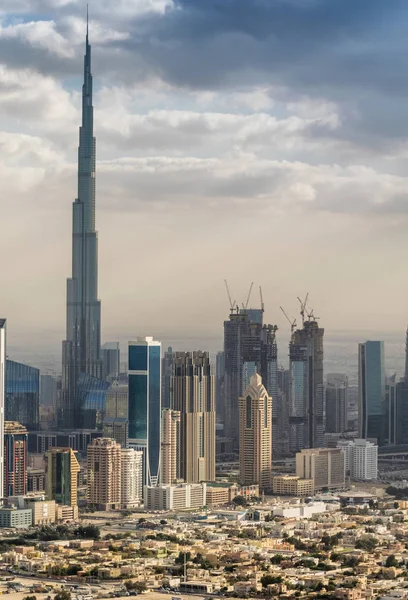 Downtown Dubai vista — Fotografia de Stock