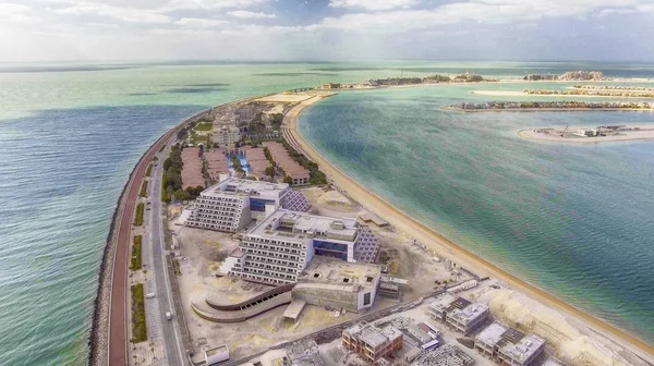 Isla Palm Jumeirah en Dubai — Foto de Stock