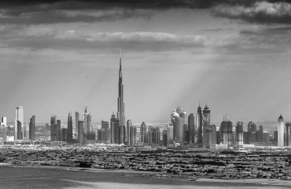 市中心的迪拜视图 — 图库照片