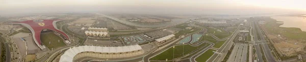 Luchtfoto van Ferrari World Park — Stockfoto