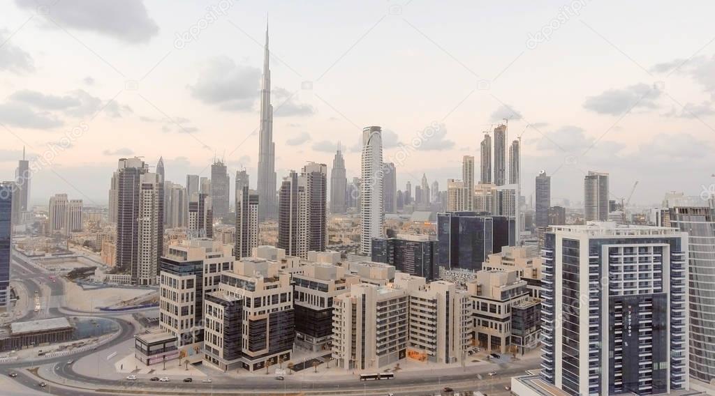 Downtown Dubai skyscrapers